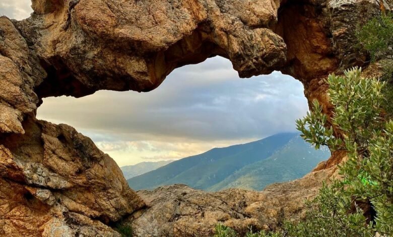 vue de l'arche de cauro